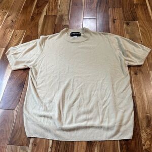 Vintage Sag Harbor Beige Knit Shell Sweater XL | RN 51735 Cambodia